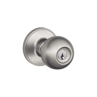 Schlage Corona Satin Stainless Steel Entry Knob 1-3/4 in.