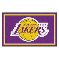 NBA - Los Angeles Lakers 4ft. x 6ft. Plush Area Rug