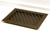 Steelcrest Designer 12 X 8 Wall /Ceiling Oil-Rubbed Bronze Return Vent Cover With Face Mounting Screw Holes No Damper