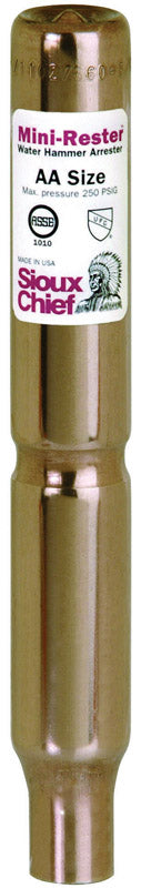 Sioux Chief MiniRester 5/8 in. Sweat in. Closed in. Copper Water Hammer Arrester 1 pk