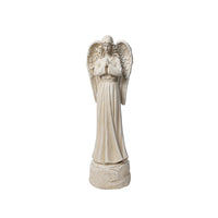 Infinity Cement White 26.38 in. Angel Statue (Pack of 2).