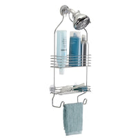 InterDesign 68766 9.5" X 3.75" X 21" Chrome Classico Shower Caddy (Pack of 4)