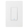 Globe Electric 15 amps WiFi Smart Wireless Light Switch White 1 pk