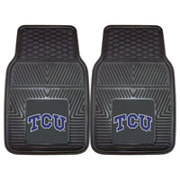 Texas Christian University Heavy Duty Car Mat Set - 2 Pieces