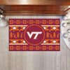 Virginia Tech Holiday Sweater Rug - 19in. x 30in.