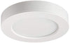 Satco 12.5 watt; 6" Flush Mount LED Fixture; 3000K; White finish; 120 volts