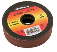 Forney 360 in. L X 1 in. W 80 Grit Emery Sandpaper 1 pk