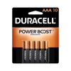 Duracell Coppertop AAA Alkaline Batteries 10 pk Carded