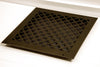 Steelcrest Designer 12 X 12 Wall /Ceiling Oil-Rubbed Bronze Supply Vent Cover With Air-Volume Damper & Face Mounting Screw Holes