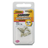 Jandorf 12-10 Ga. Uninsulated Wire Male Disconnect Silver 5 pk