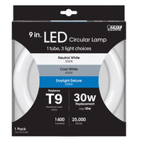 Feit Electric T9 4-Pin LED Tube Light Color Changing 30 Watt Equivalence 1 pk (Pack of 12)