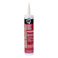 DAP Kwik Seal Plus Biscuit Siliconized Latex Kitchen and Bath Adhesive Caulk 10.1 oz. (Pack of 12)