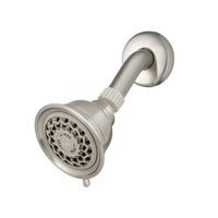 Waterpik PowerSpray Plus Brushed Nickel 3 settings Showerhead 1.8 gpm