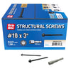 Grip-Rite No. 10 wire X 3 in. L Star Hex Washer Head Structural Screws 1500 pk