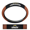 NFL - Los Angeles Chargers Football Grip Steering Wheel Cover 15" Diameter