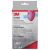 3M P100 Acid Gas and Organic Vapor Respirator Cartridge Replacement Pink 2 pc