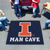 University of Illinois Man Cave Rug - 5ft. x 6ft.