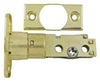 Ultra Hardware Polished Brass Silver Metal Deadbolt Latch 1 pk