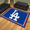 MLB - Los Angeles Dodgers 8ft. x 10 ft. Plush Area Rug