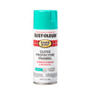 Rust-Oleum Stops Rust Gloss Deep Mint Enamel Spray Paint 12 oz (Pack of 6)