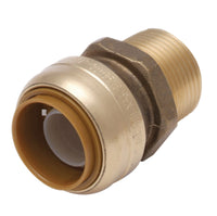 SharkBite 1/2 in. Push X 3/4 in. D MPT Brass Connector