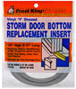 Frost King Gray Vinyl Door Bottoms 1 pk (Pack of 12)