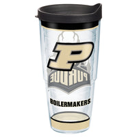 Tervis Collegiate 24 oz Purdue Boilermakers Multicolored BPA Free Tumbler with Lid