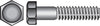 Hillman 1/4-20 in. D X 5 in. L Stainless Steel Hex Head Cap Screw 25 pk