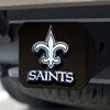 NFL - New Orleans Saints  Black Metal Hitch Cover