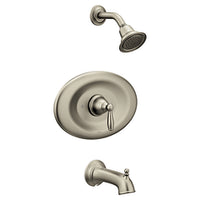 Brushed nickel Posi-Temp(R) tub/shower