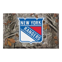 NHL - New York Rangers Camo Rubber Scraper Door Mat