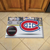 NHL - Montreal Canadiens Rubber Scraper Door Mat