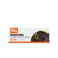 Iron-Hold 30 gal Trash Bags Drawstring 20 pk (Pack of 12)