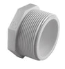 Genova Products 31805 1/2" PVC Sch. 40 Threaded Plugs (Pack of 10)