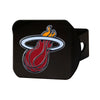 NBA - Miami Heat Black Metal Hitch Cover - 3D Color Emblem