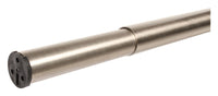 John Sterling  Pro HD  72  L x 1-1/4 in. Dia. Adjustable Brushed Nickel  Steel  Heavy Duty Closet Rod