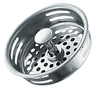 PlumbCraft 3-1/2 in. D Chrome Replacement Strainer Basket