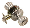 Ultra Security Satin Nickel Bed and Bath Knob Right or Left Handed