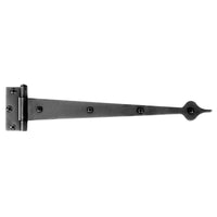 Acorn 10 in. L Black Strap Hinge 1 pk - Deal of The Week