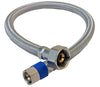 Lasco 3/8 in. Compression X 1/2 in. D FIP 20 in. Braided Stainless Steel Faucet Supply Line