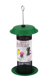 Woodlink Mini Magnum 1 pt Metal/Plastic Tube Bird Feeder