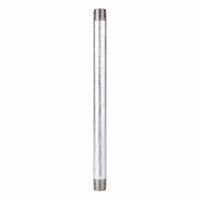 STZ Industries 1/2 in. MIP each X 1/2 in. D Galvanized Steel 11 in. L Nipple