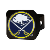 NHL - Buffalo Sabres Black Metal Hitch Cover - 3D Color Emblem