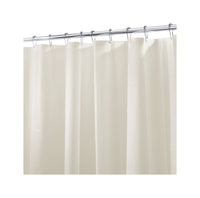 InterDesign 72 in. H x 72 in. W Beige Solid Shower Curtain Liner PEVA (Pack of 4)