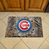 MLB - Chicago Cubs Camo Rubber Camo Scraper Door Mat