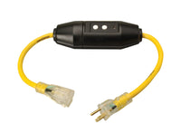 Yellow Jacket Outdoor 2 ft. L Yellow Extension Cord 12/3 SJTW