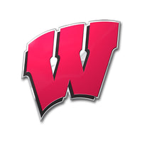 University of Wisconsin Heavy Duty Aluminum Color Emblem