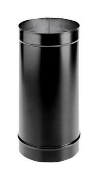 DuraVent DuraBlack 6 in. D X 24 in. L Galvanized Steel Stove Pipe