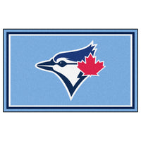 MLB - Toronto Blue Jays Light Blue 4ft. x 6ft. Plush Area Rug