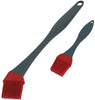 GrillPro Silicone Gray/Red Grill Basting Brush 2 pc